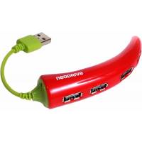 USB 2.0 HUB Neodrive NDH-622P "Перец" (4 порта, Red, USB 2.0)