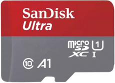 Карта памяти SDHCmicro Card 32Gb SanDisk (SDSQUNR-032G-GN3MN, Ultra, Class 10, UHS-I, 100MB/s, без адаптера)