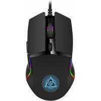 Мышь Oklick PROPHECY 717G (USB, optical, 8000dpi, игровая, динамическая подсветка, программируемая, soft-touch, 1.8m, black)