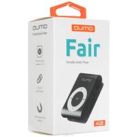 Плеер Flash QUMO FAIR (MP3, WMA, black)
