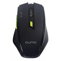 Мышь беспроводная QUMO Office Prisma M85 (optical, 2400dpi, 2xAAA, soft-touch, black)