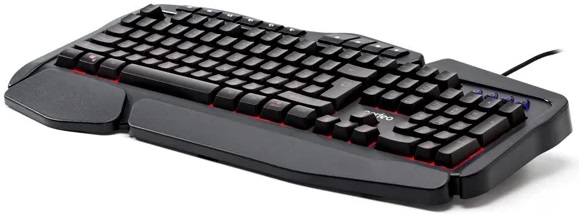 Клавиатура Perfeo Strike PF-A4390 (USB, регулируемая подсветка, мультимедийная, игровая, black)
