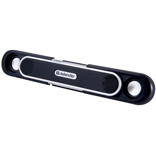 Колонки Defender NoteSpeaker- S5 (2x2.5W, USB, крепление на ноутбук, black)