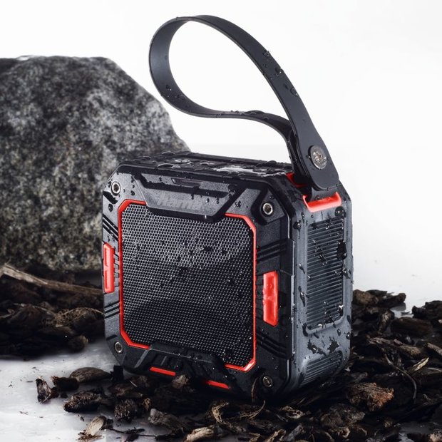 Колонки Hama Rockman-S (3W, портативные, аккумулятор 2150mAh, Bluetooth v.4.1, микрофон, громкая связь, AUX, MicroSD, black)