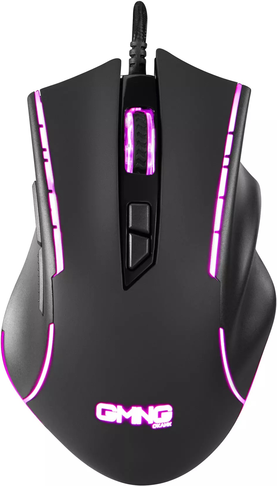 Мышь Oklick GMNG 950GM (USB, optical, 7200dpi, игровая, RGB подсветка, программируемая, soft-touch, 1.5m, black)
