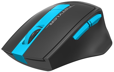 Мышь беспроводная A4Tech Fstyler FG30S (optical, 2000dpi, AA, бесшумный клик, grey-blue)