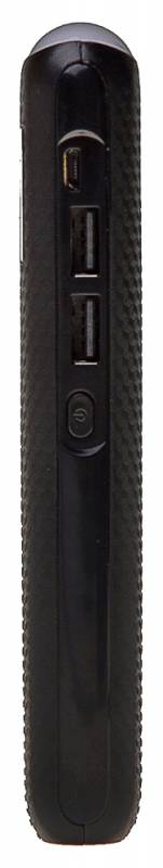 Внешний аккумулятор Buro RC-12750B (литий-ионный, 12750mAh, выход 2*USB - 1A, вход 1А, black)