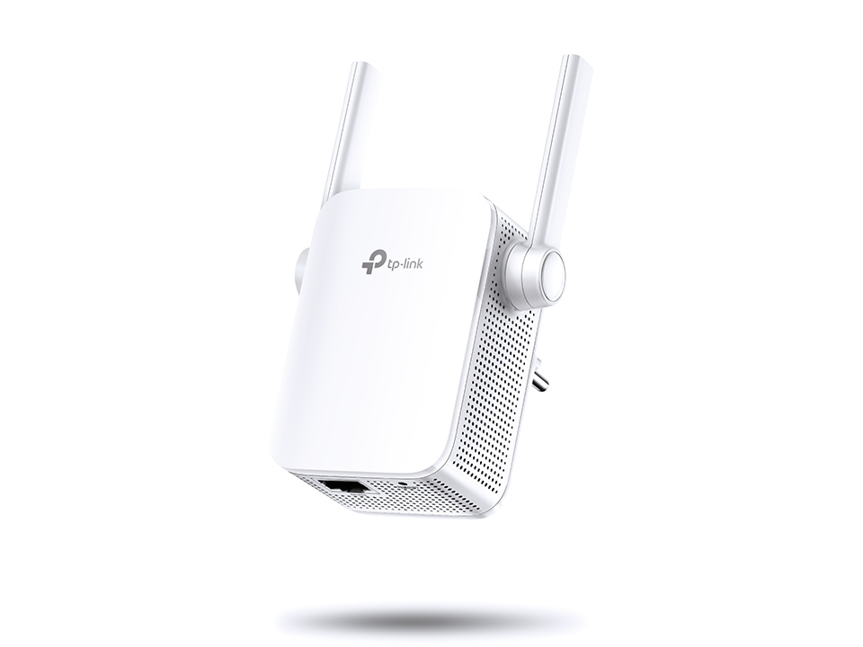 Усилитель беспроводного сигнала TP-LINK TL-WA855RE (300Mbps, 2.4GHz, 1port, 100Mbps, 2 внешние антенны, white)
