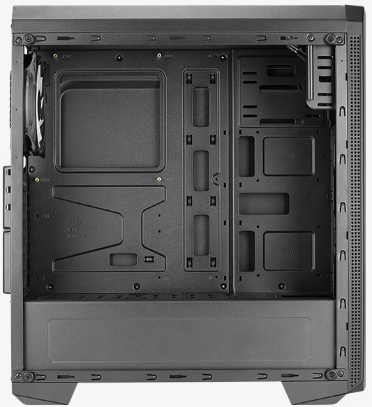 Корпус AeroCool Genesis-A-BK-V2 (без БП, ATX, USB3.0, RGB, black)