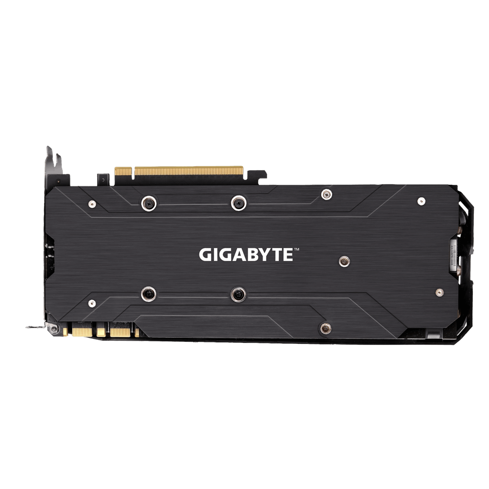 Видеокарта Gigabyte GF GTX1080 8Gb (GV-N1080G1 GAMING-8GD, 256bit, GDDR5X, DVI+HDMI+3xDP) RTL