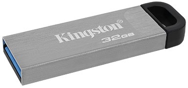 Флеш накопитель USB 3.2 32Gb Kingston DataTraveler Kyson (DTKN/32GB, 200MB/s, silver)