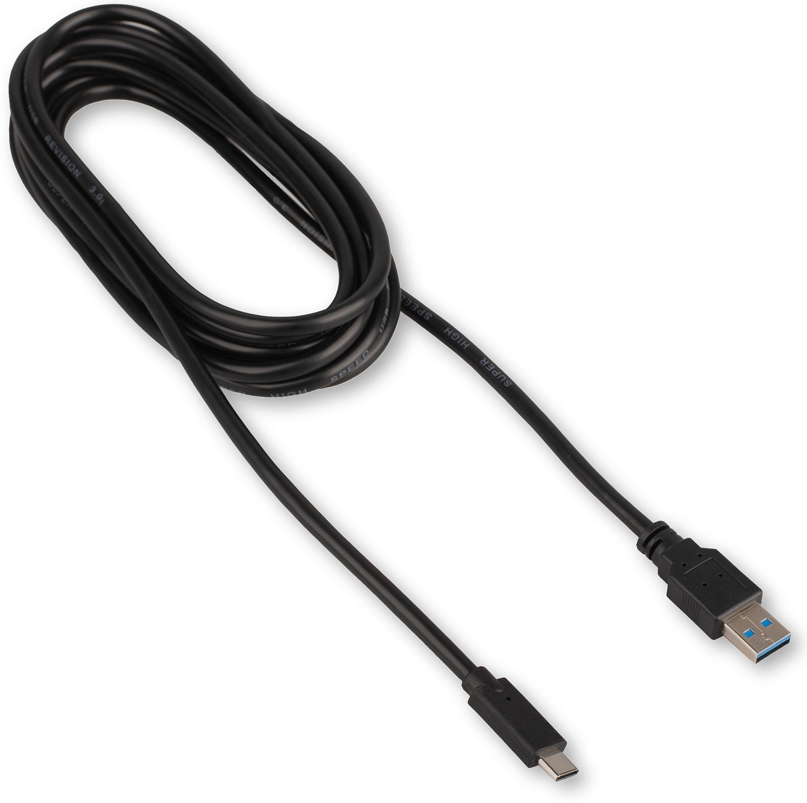 Кабель USB 3.0 Am - USB3.0 Type-C 3.0m (CCP-USB3-AMCM-3M, медь, 3A, 36W, быстрая зарядка, экранированный, QC3.0, black) Cablexper