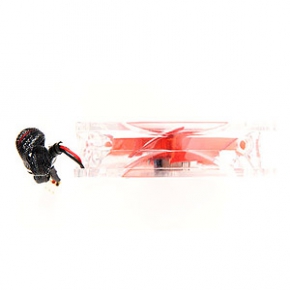 Вентилятор Floston Red Impeller 92Q (92x92x25mm, sleeve, 1500rpm, 18dBa, 3+4pin, red) RTL