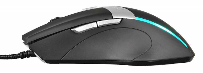 Мышь Oklick PANTHER 885G (USB, optical, 4000dpi, игровая, black-silver)