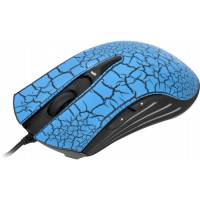 Мышь Defender Warhead GM-1120 (USB, optical, 2000dpi, игровая, black-blue)