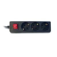 Сетевой фильтр PC Pet (AP02001K-5-BK, 3 розетки, 5 метров, black) OEM