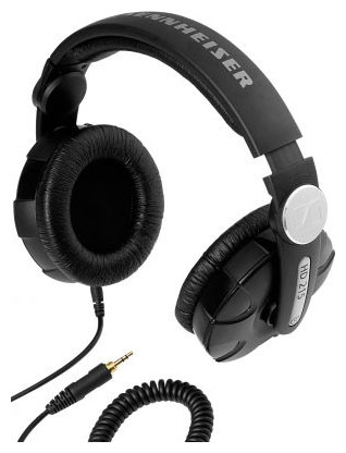 Наушники Sennheiser HD 215 II (полноразмерные закрытые, без микрофона, 3m, витой шнур, чехол, black)