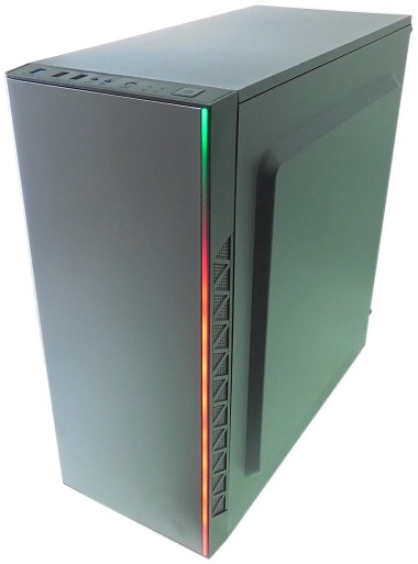 Корпус ACCORD Jazovo Plus VI (без БП, ATX, USB 3.0, RGB, no Fan, black)