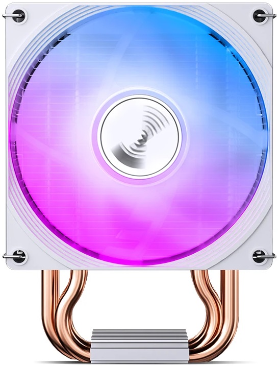 Вентилятор JONSBO CR-1300 EVO Color (1150/1151/1155/1156/1200/1700/AM4/AM5, 90mm, Al, 800-2000rpm, <28dBa, 4 тепловые трубки, DTH, 4pin, 130W, rainbow LED, white) RTL