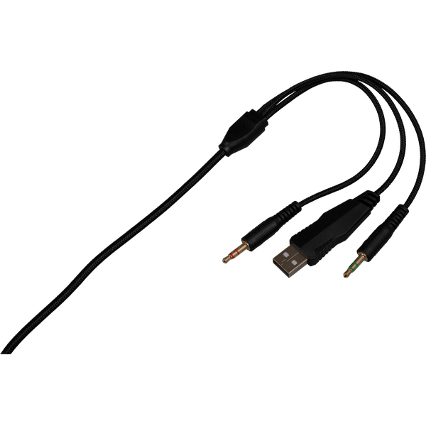 Наушники Redragon THESEUS (полноразмерные закрытые, c микрофоном, игровые, 1.8m, black-red)