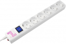 Сетевой фильтр КУБ (Powercube SPG6-16-3M, 6 розеток, 3 метра, 16A, white) RTL