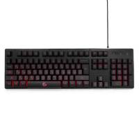 Клавиатура Gembird KB-G400L (USB, регулируемая подсветка, игровая, металлический корпус, black)