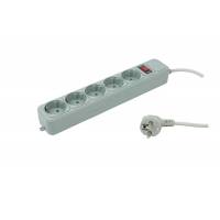 Сетевой фильтр PC Pet (AP01006-1.8-GR, 5 розеток, 1.8 метра, grey) RTL