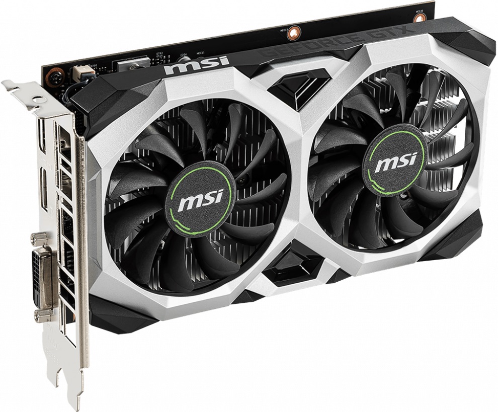 Видеокарта MSI GF GTX1650 4Gb (GTX 1650 VENTUS XS 4G OCV1, 128bit, GDDR5, HDMI+DP+DVI) RTL