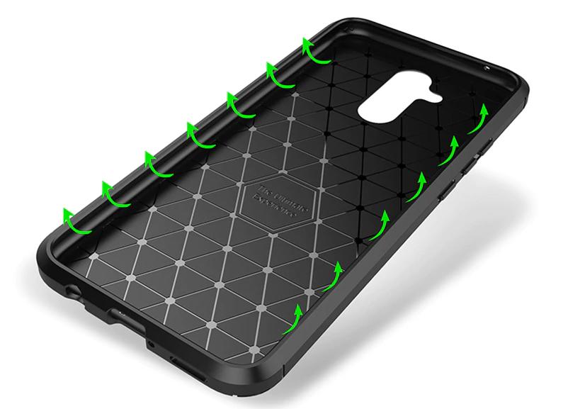 Чехол клип-кейс (для Huawei Honor 9 Lite, silicone, black)