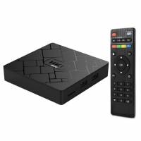 TV Box HK1mini (Android 9.0, 2Gb, 16Gb, 4K 60fps, Ethernet, Wi-Fi, HDMI, AV, 2xUSB, microSD, пульт ДУ, black)