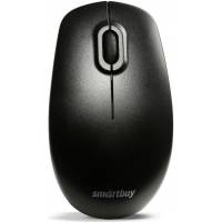 Мышь беспроводная Smartbuy ONE (SBM-300AG-K, optical, 1000dpi, 2xAAA (нет в комплекте), black)