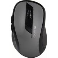 Мышь беспроводная QUMO Office Line Gray M63 (optical, 1600dpi, 2xAAA, black-grey)