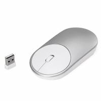 Мышь беспроводная Xiaomi Mi Portable Mouse (XMSB02MW, laser, 2.4GHz/Bluetooth, 1200dpi, 2xAAA, silver)