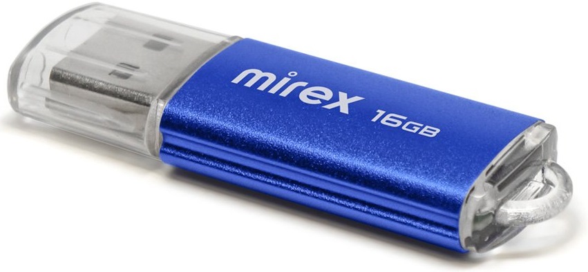 Флеш накопитель USB 2.0 16Gb Mirex Unit (aqua)
