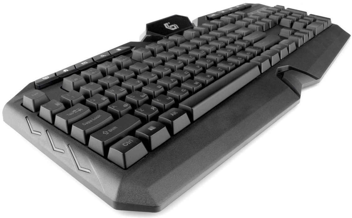 Клавиатура Gembird KB-G410L (USB, радужная подсветка, игровая, мультимедийная, black)