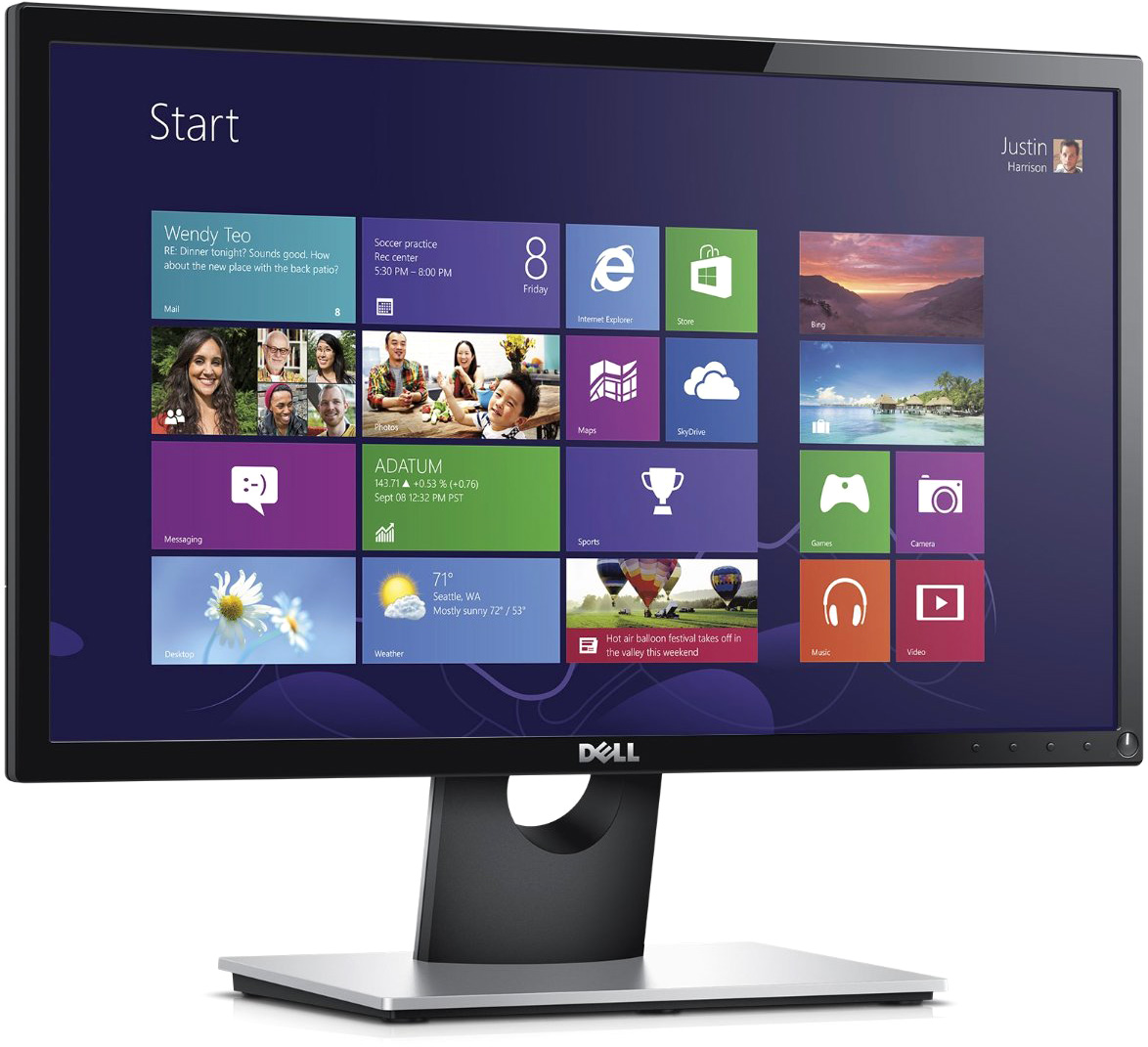 Монитор DELL 21.5" SE2216H black