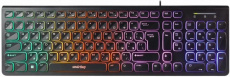 Клавиатура Smartbuy ONE 250 (SBK-250U-K, USB, радужная подсветка, мультимедийная, 1.5M, black)