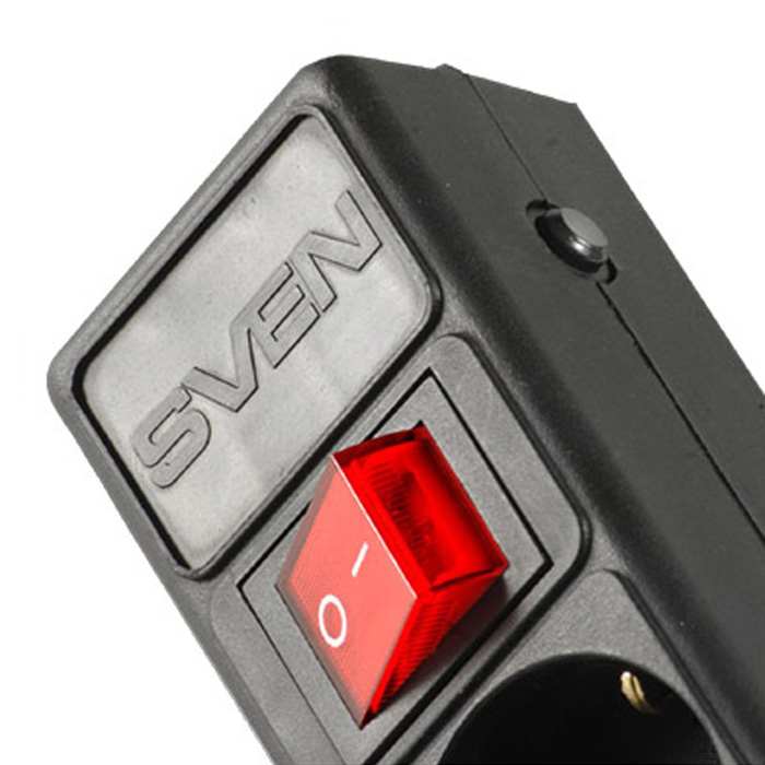 Сетевой фильтр Sven Optima Base (5 розеток, 3 метра, black) OEM