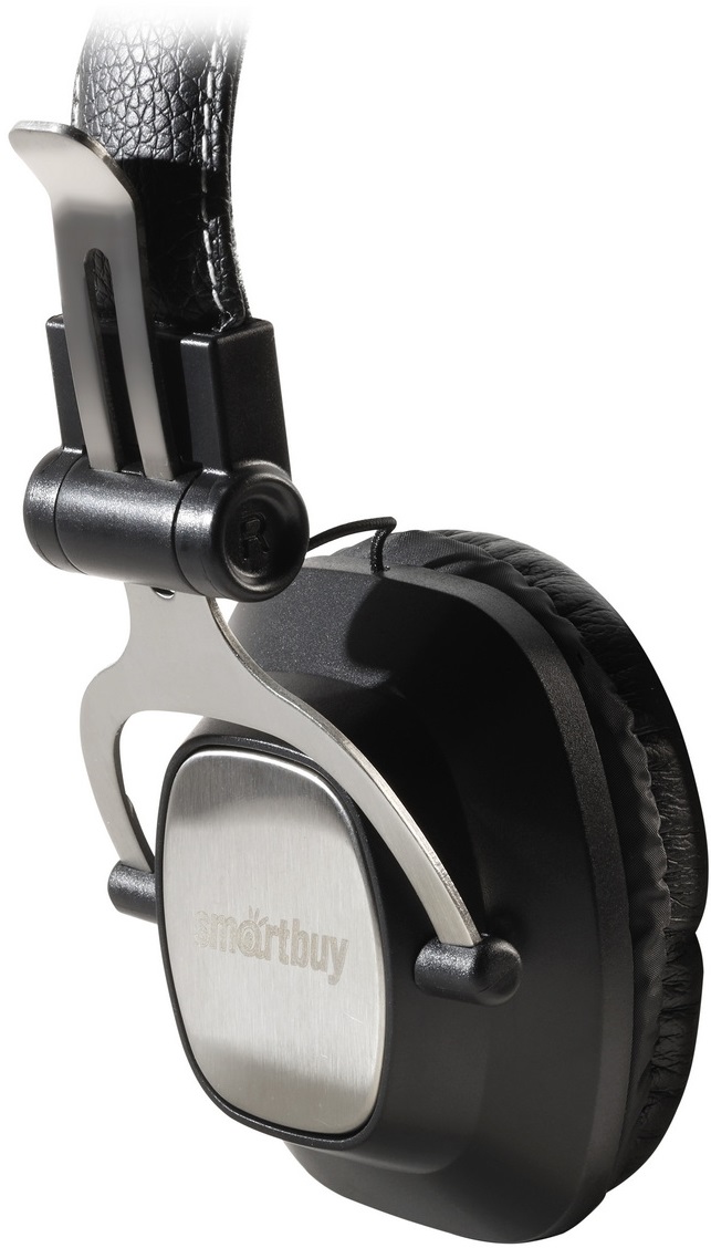 Наушники Smartbuy Rythm SBH-8010 (накладные закрытые, для мобильных устройств, с микрофоном, 1.2m, black-silver)