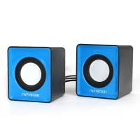 Колонки Гарнизон GSP-100 (2x1W, USB, black-blue)
