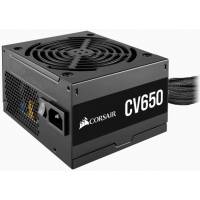 Блок питания CORSAIR 650W (CV650, 80+ Bronze, 120mm, 24+4+4pin, 2xPCI-E 6+2pin, 7*SATA, 2*HDD, 1*FDD) RTL
