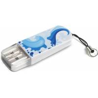 Флеш накопитель USB 2.0 8Gb Verbatim Store n Go Mini Elements Edition (98159, water)