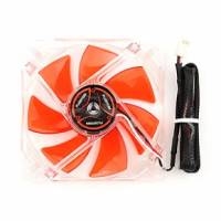 Вентилятор Floston Red Impeller 92Q (92x92x25mm, sleeve, 1500rpm, 18dBa, 3+4pin, red) RTL