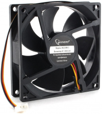 Вентилятор Gembird D9225HM-3 (92x92x25mm, Hydro, 2500rpm, 31dBa, 3pin, black) OEM
