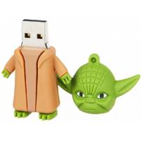 Флеш накопитель - Брелок USB 2.0 16Gb (мастер Йода #1)