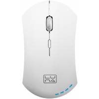 Мышь беспроводная QUMO Office Luna M74 (optical, 1600dpi, аккумулятор 600mAh, white)