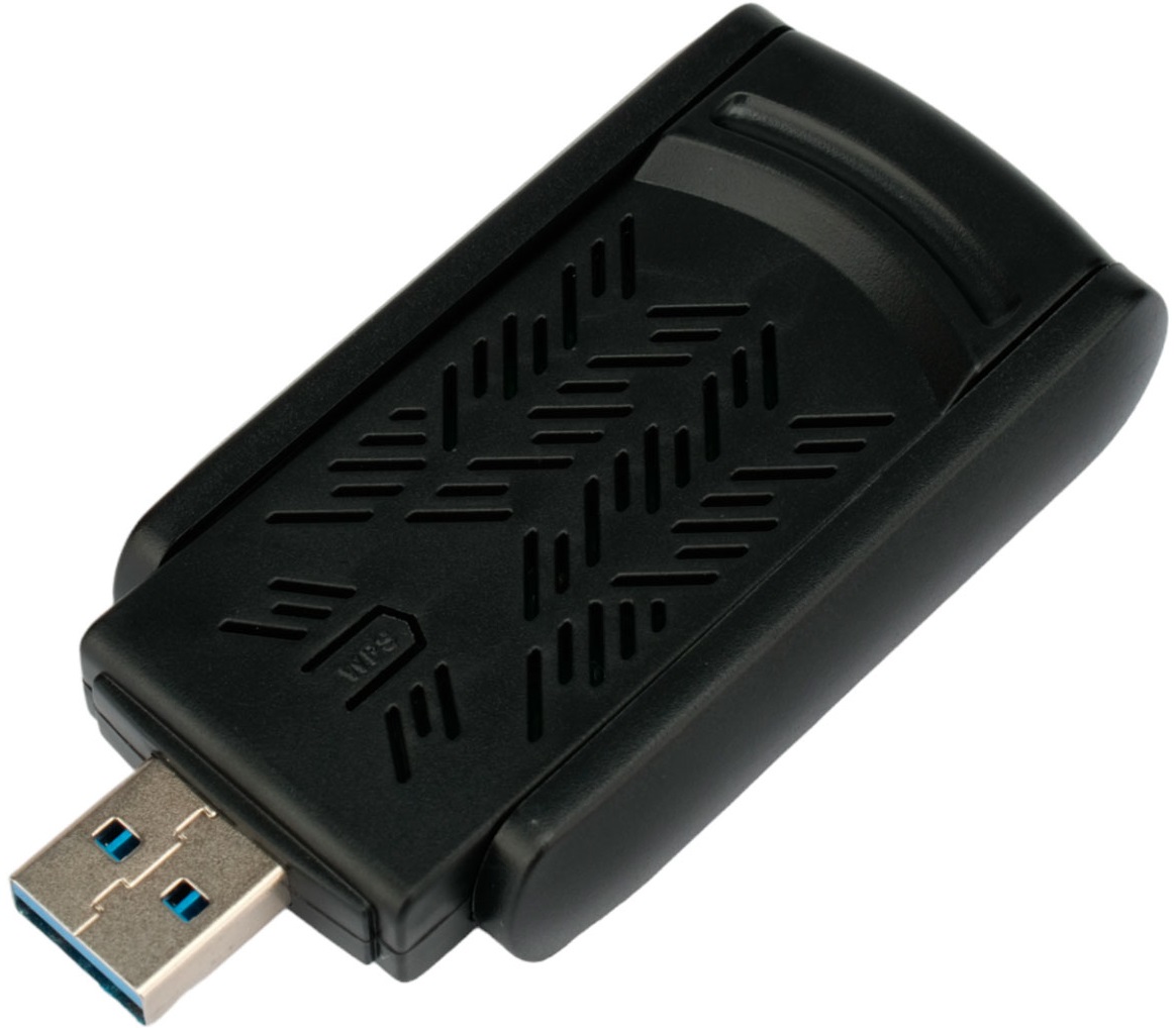 Сетевая карта / Bluetooth USB Adapter Gembird WNP-UA-020 (USB3.0, 400/867Mbps, 2.4/5GHz, 20dBi, Realtek 8822, Bluetooth 4.2, black)