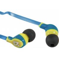 Наушники Defender Juicy MPH-811 (затычки, без микрофона, 1.2m, yellow-blue)