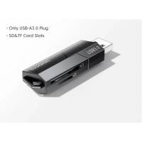 Карт-ридер Toocki (microSD, SD, до 2TB, black, USB3.0)