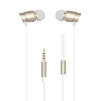 Наушники Microlab K764P (затычки, для мобильных устройств, с микрофоном, 1.2m, champaign)